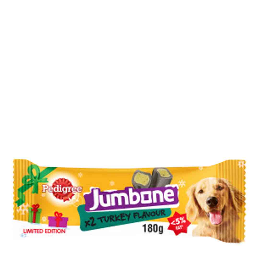 Pedigree Christmas Jumbone Medium Dog Turkey 200g