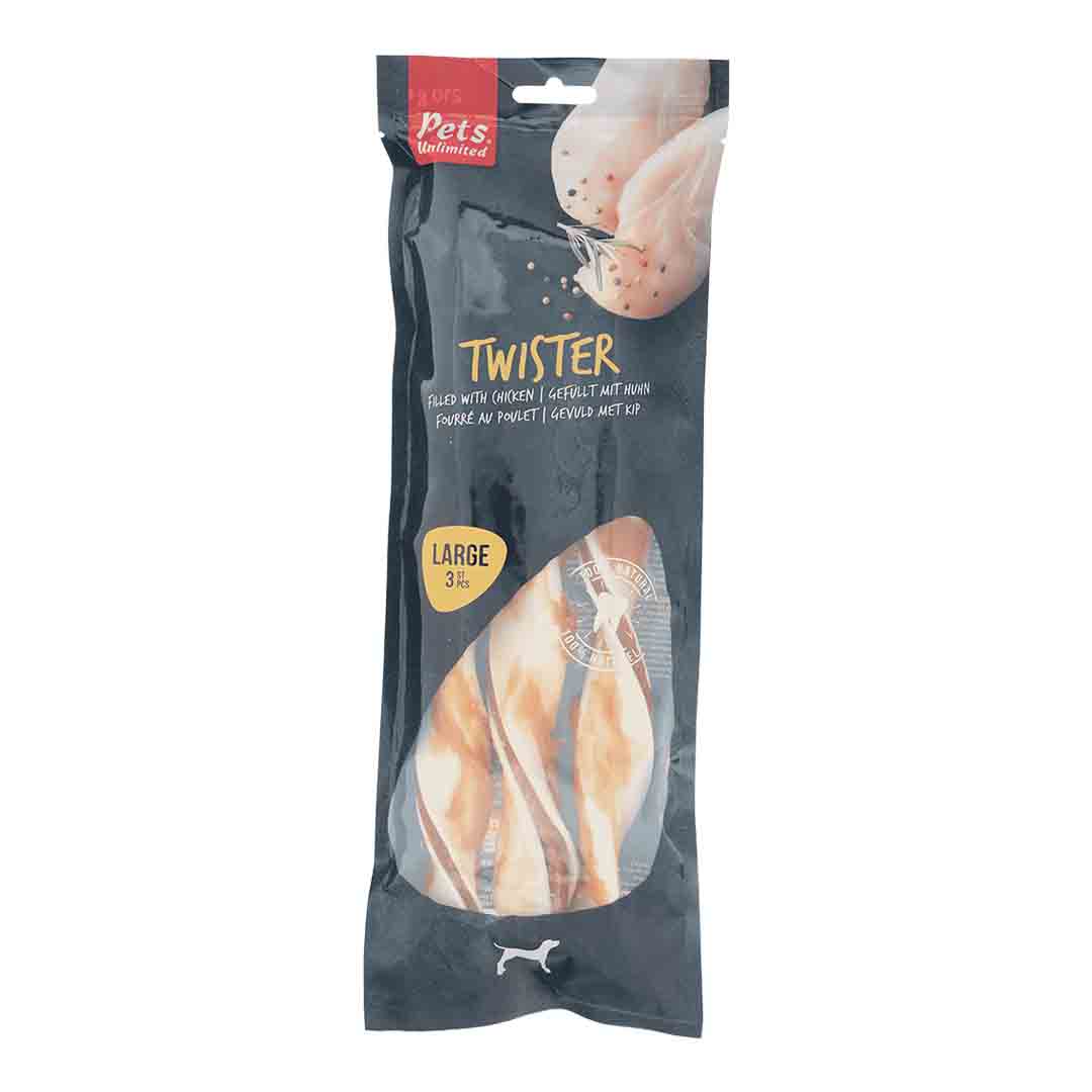 Pets Unlimited Twisters Dog Treat Large