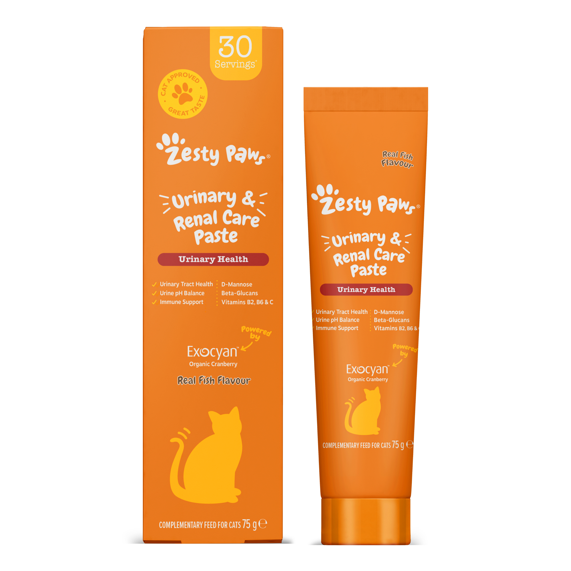 Zesty Paws Urinary Care Paste for Cats 120g