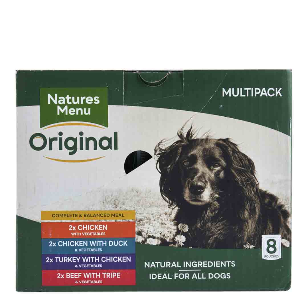 Natures Menu Multipack Wet Dog Food Pouches 8x300g