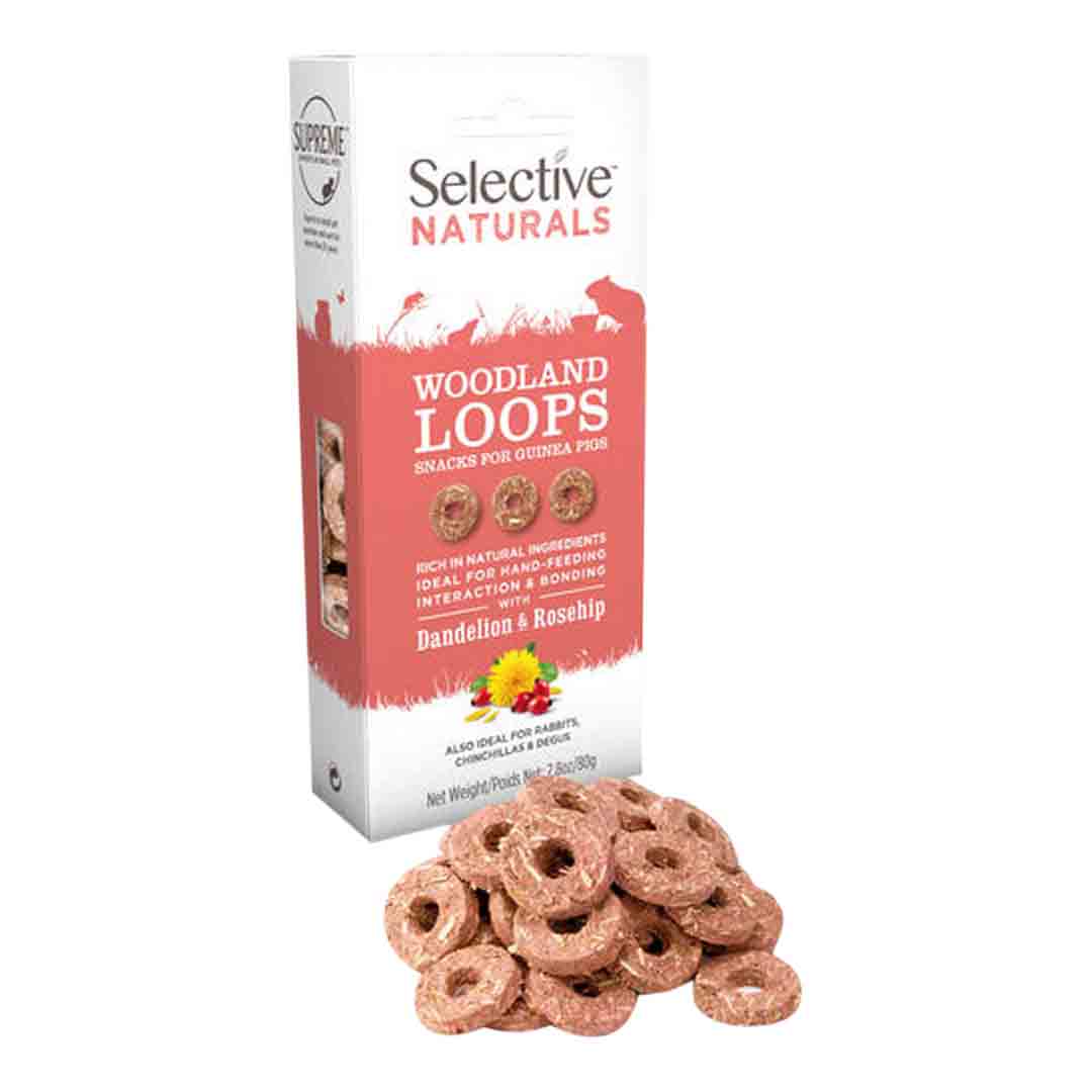 Selective Naturals Guinea Pig Woodland Loops 80g