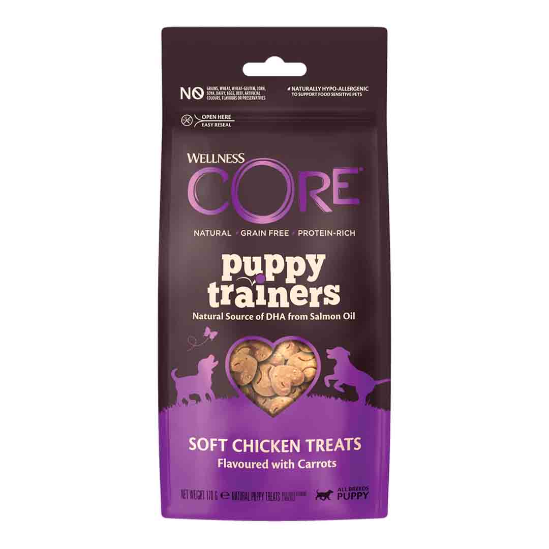 Wellness CORE Chicken with Carrot Puppies Training Treats, 170g