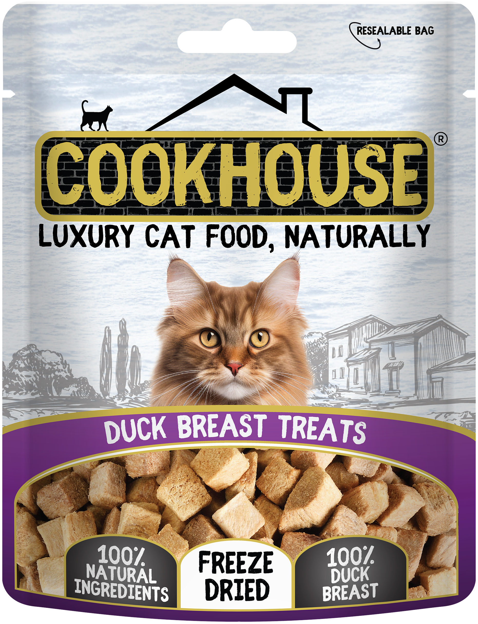 Cookhouse Luxury Cat Treat Duck Breast 10g