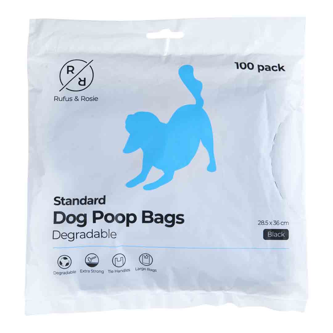 Rufus & Rosie Degradable Poop Bags, 100 Pack