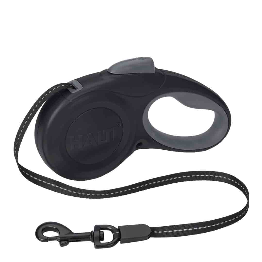 Halti Black Retractable Dog Lead, Large 