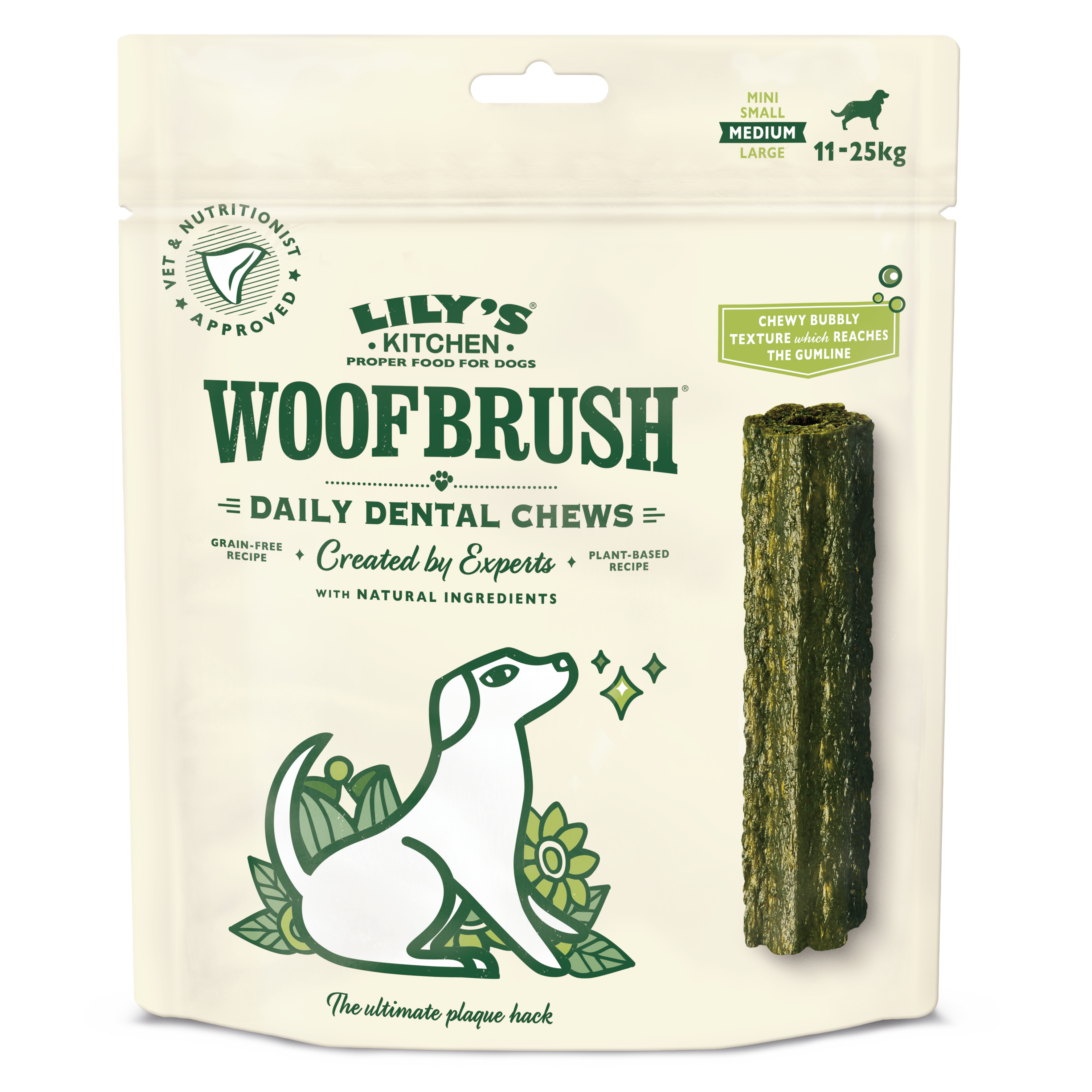 Lily's Kitchen Woofbrush Dental Care Dog Chew Medium