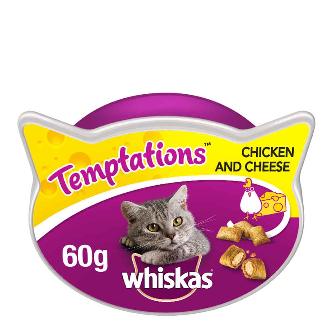 Whiskas Temptations with Chicken and Cheese 60g
