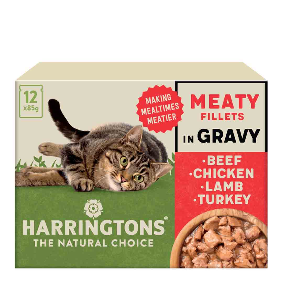 Harringtons Meat in Gravy Wet Cat Food, 12x85g