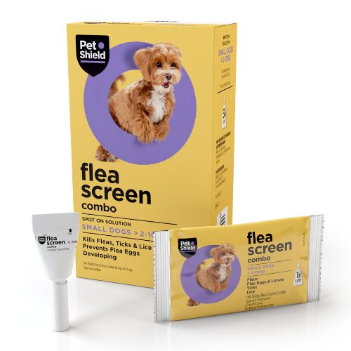 Pet Shield Flea Screen Combo for Small Dogs 1 Pipette