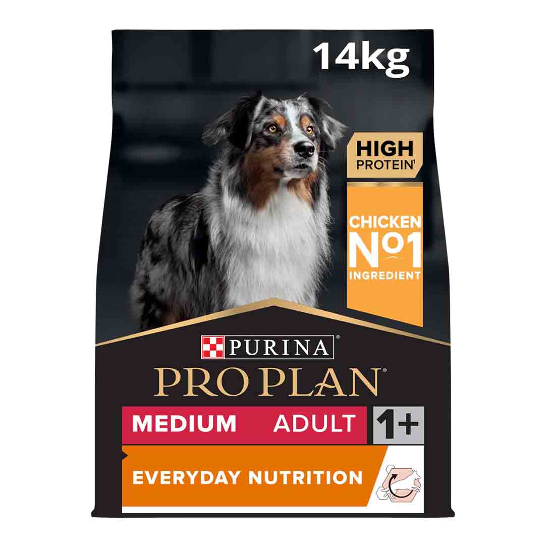 Pro Plan Adult Dog Food Medium Chicken 14kg