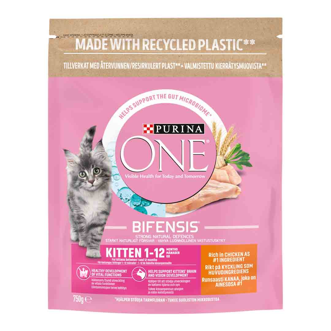 Purina ONE Kitten Rich in Chicken and Whole Grains 750g