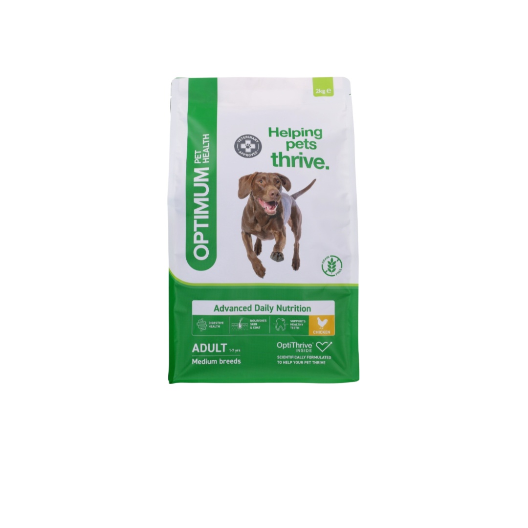 Optimum Pet Health Medium Breed Adult Dry Dog Food, 2kg