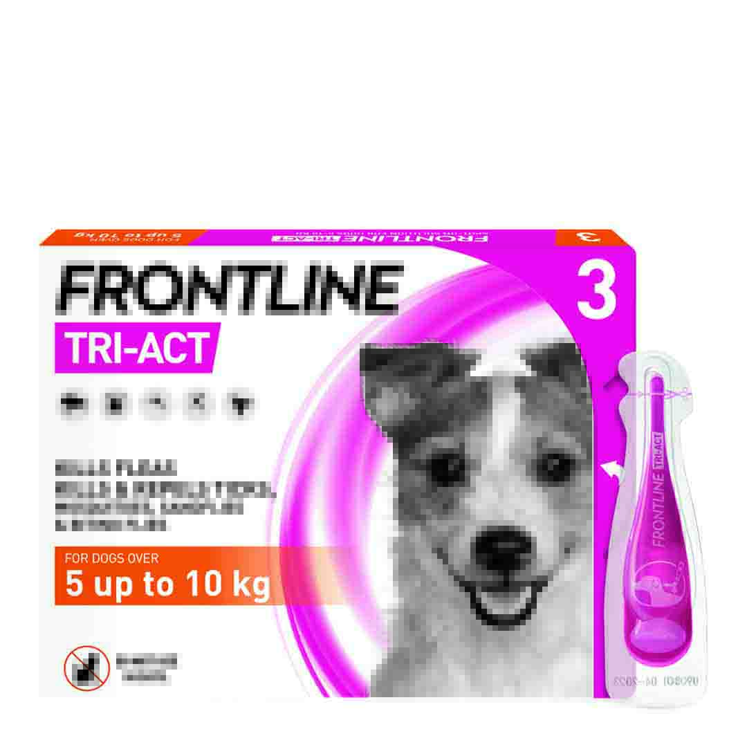 Frontline Tri-Act For Dogs, 5-10 Kgs