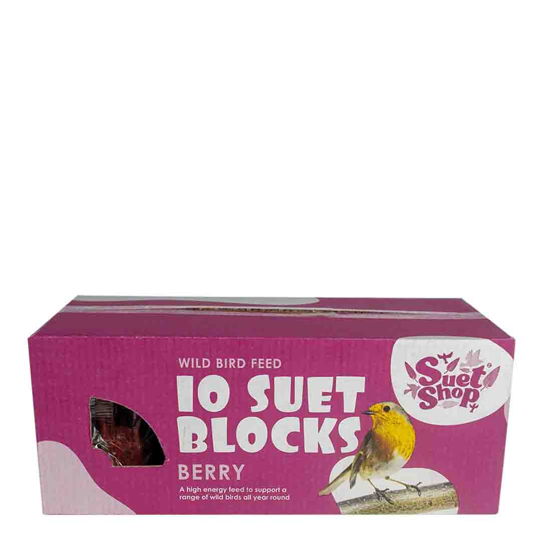 Suet Shop, Suet Blocks Berry Flavour 10 x 300g