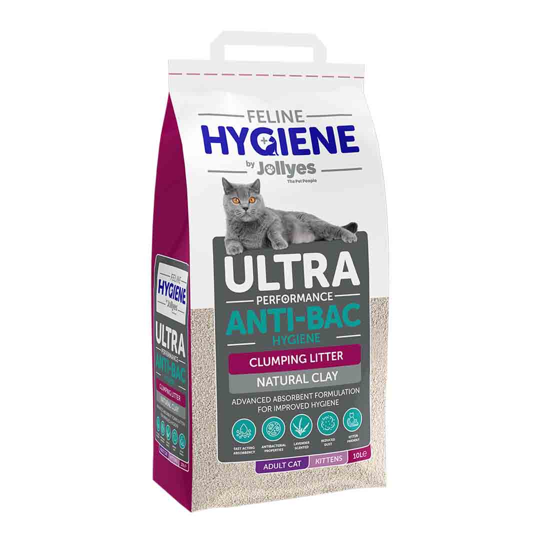 Jollyes Ultra Antibacterial Clumping Cat Litter, 10L