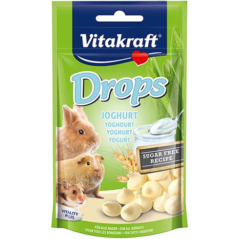 Vitakraft Sugar-Free Small Animal Yoghurt Treats, 75g