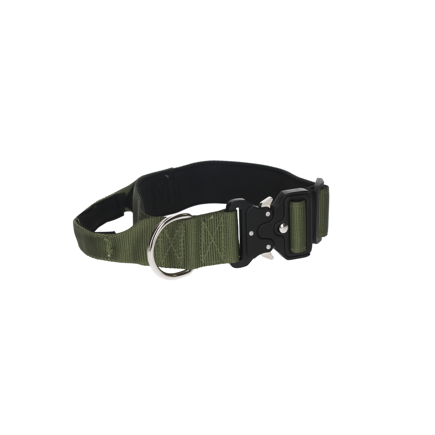 Rufus & Rosie Padded Handle Dog Collar, Small, Khaki