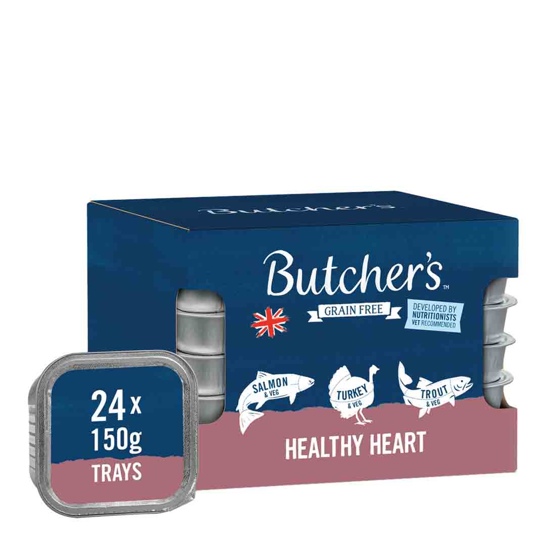 Butcher's Healthy Heart Dog Food Trays 24 x 150g 
