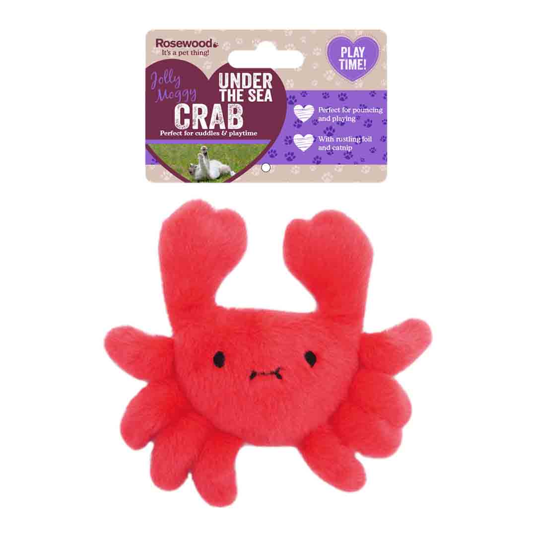 Rosewood Under The Sea Catnip Crab Cat Toy