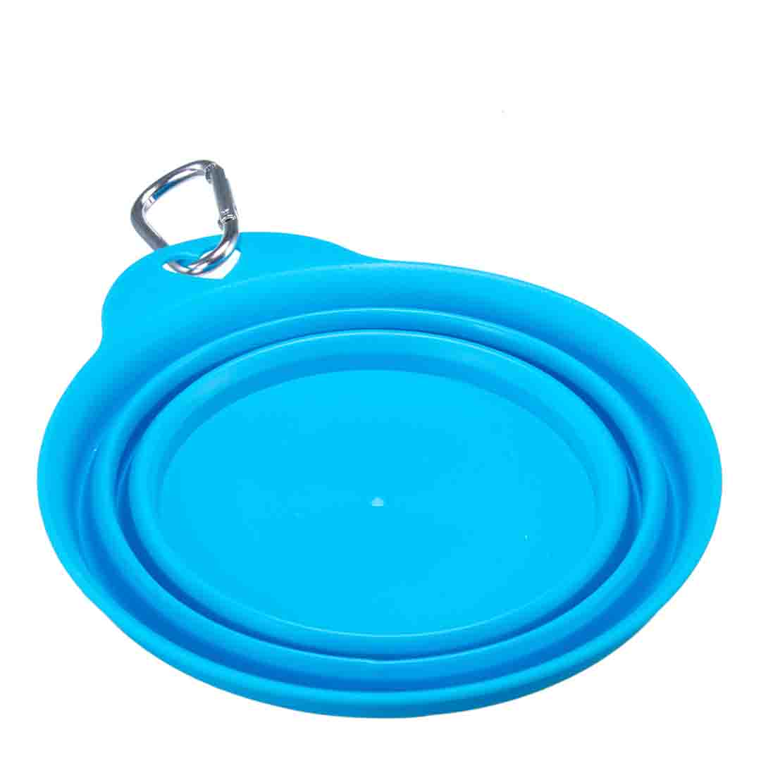 Smart Choice Collapsible Travel Dog Bowl With Belt Clip