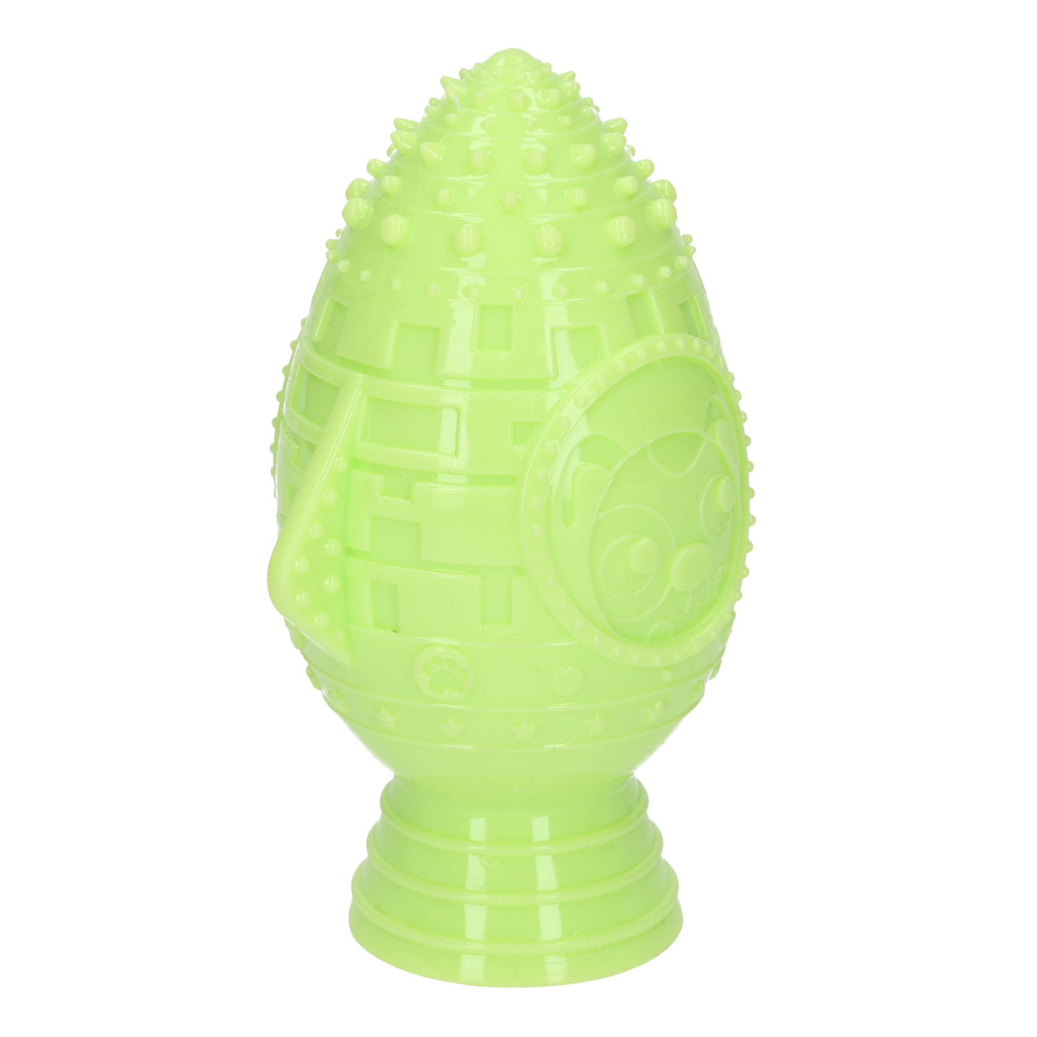 Smart Choice Squeaky Rubber Space Rocket Dog Toy