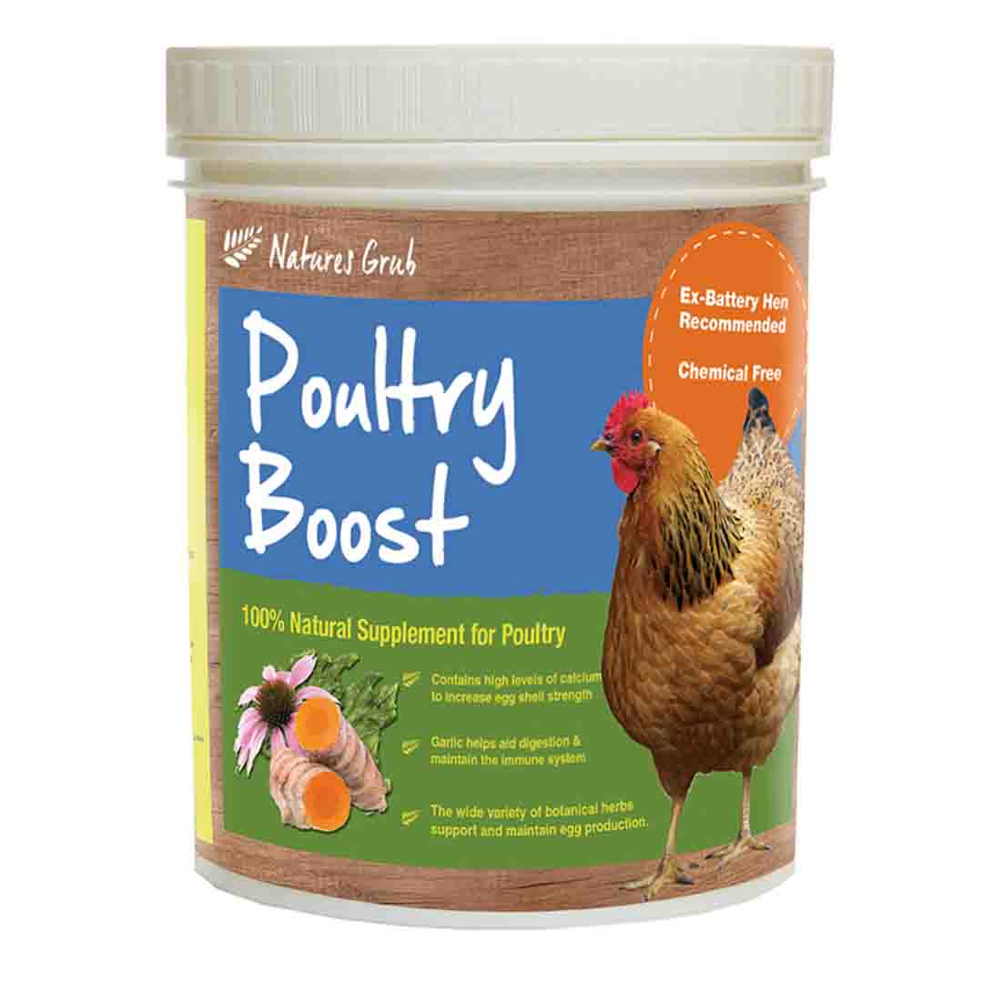 Nature’s Grub Poultry Boost Natural Supplement for Poultry, 400g 