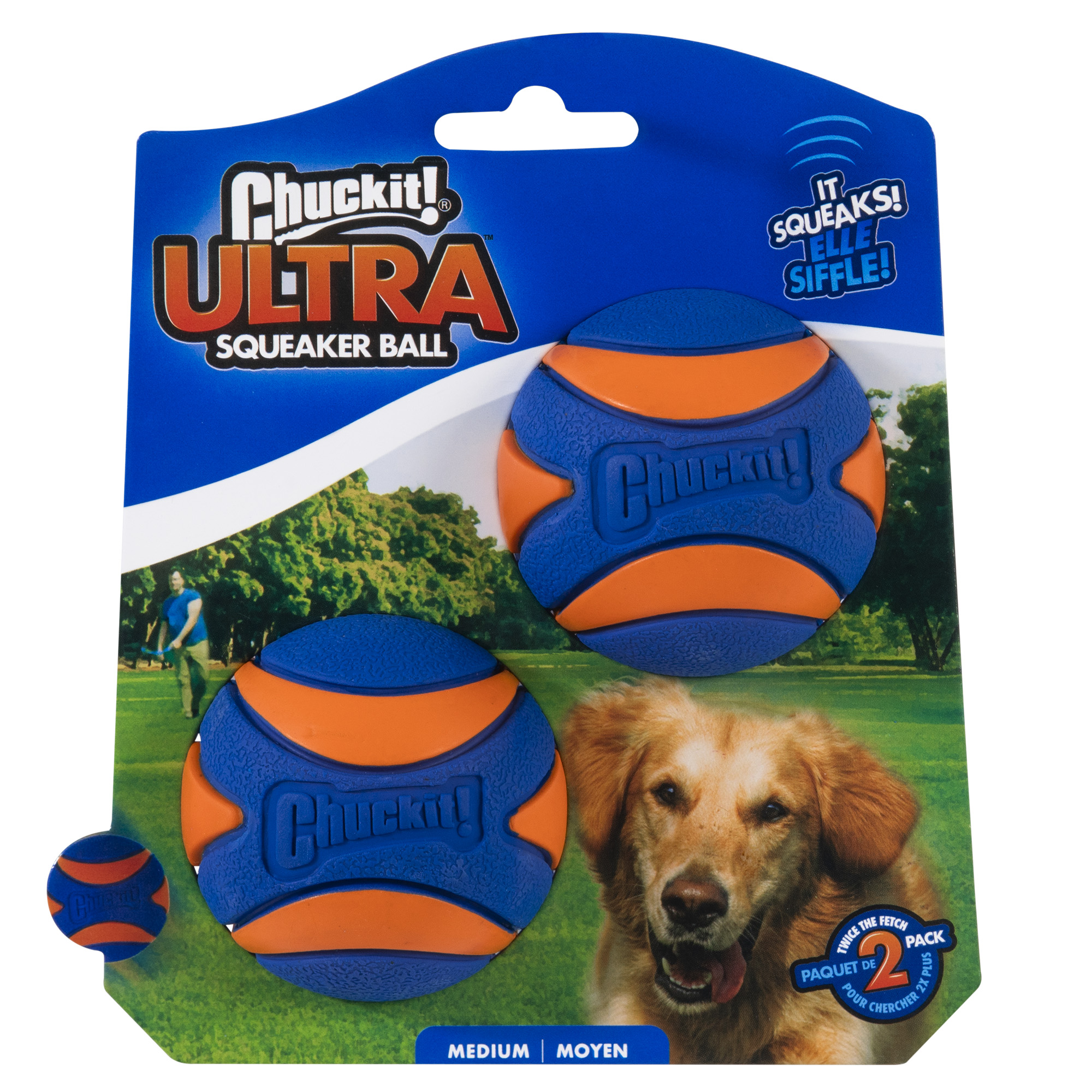 Chuckit Ultra Squeaker Ball Medium