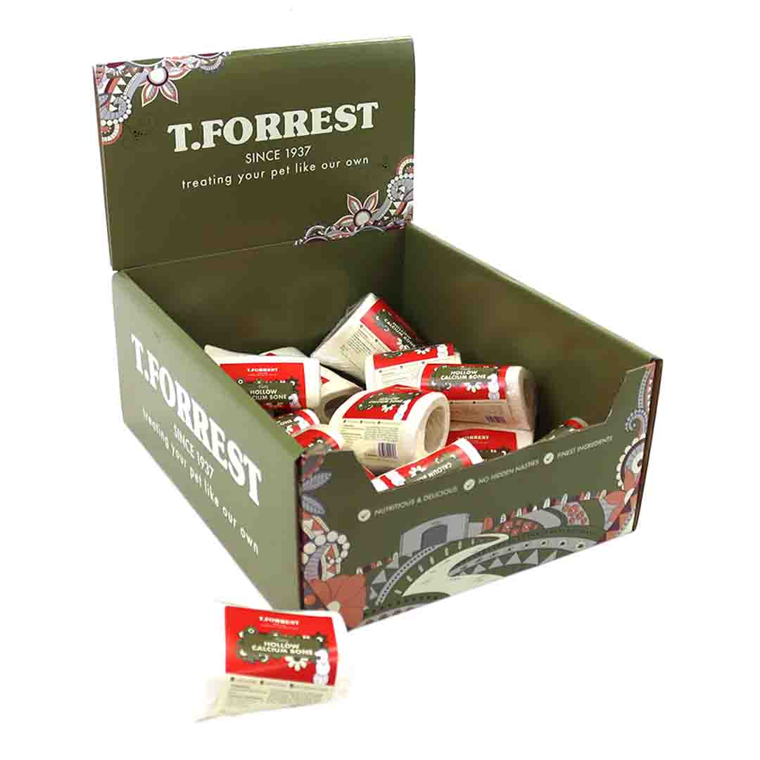 T. Forrest Empty Calcium Bone Dog Chew