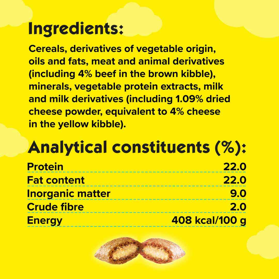 Dreamies Mix with Delicious Cheese and Tempting Beef 60g