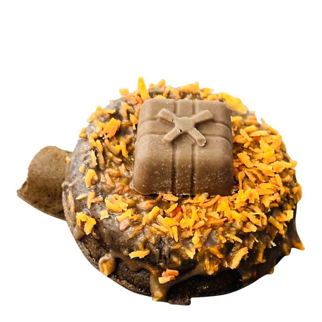 MR WUFFles Who's Terry Chocolate Orange Donut for Dogs, 70g
