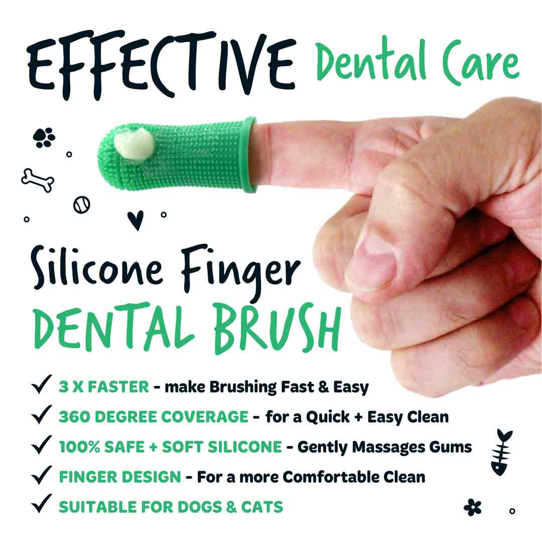 Bugalugs Dog Silicone Finger Dental Brush