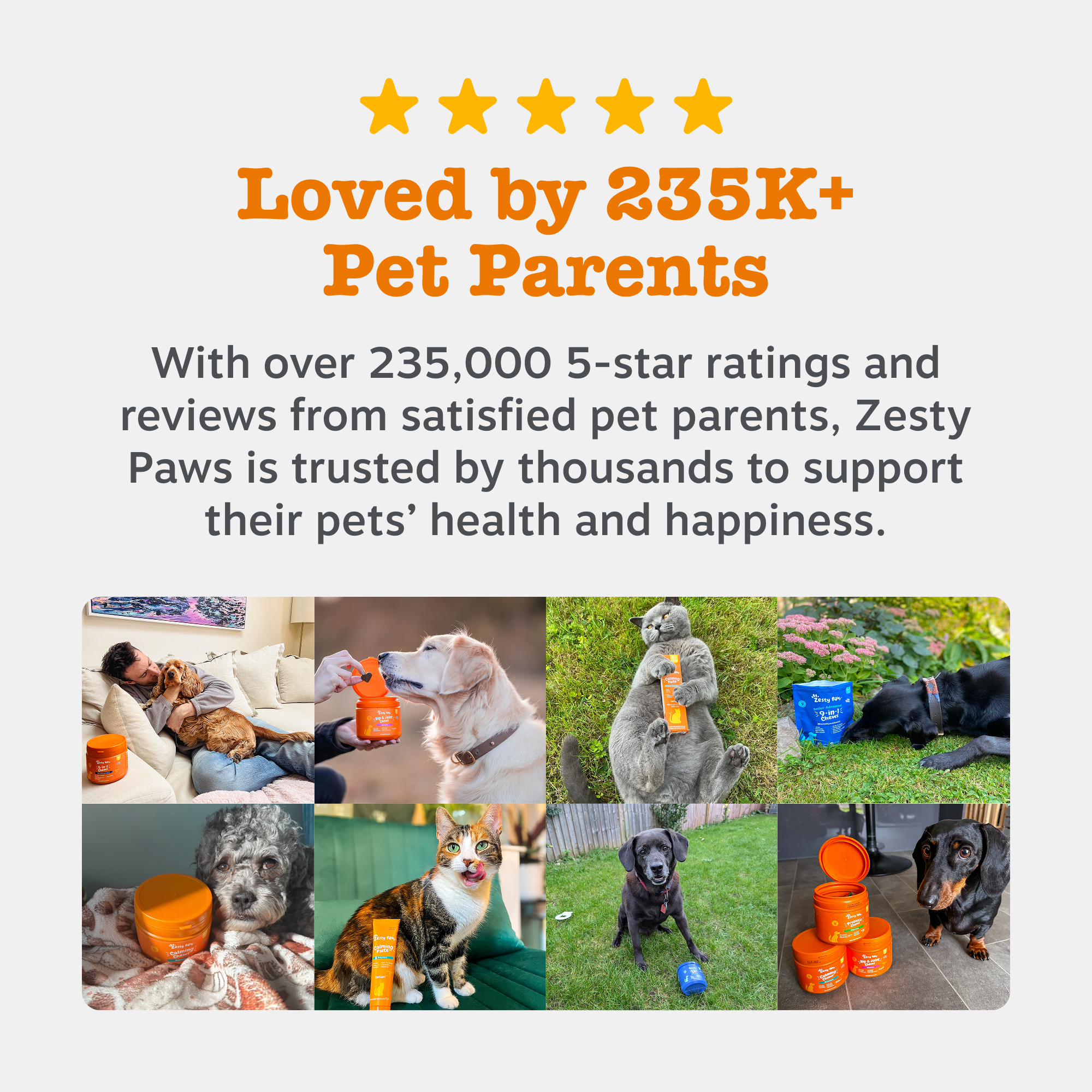 Zesty Paws Scoot Away Chews for Dogs 210g