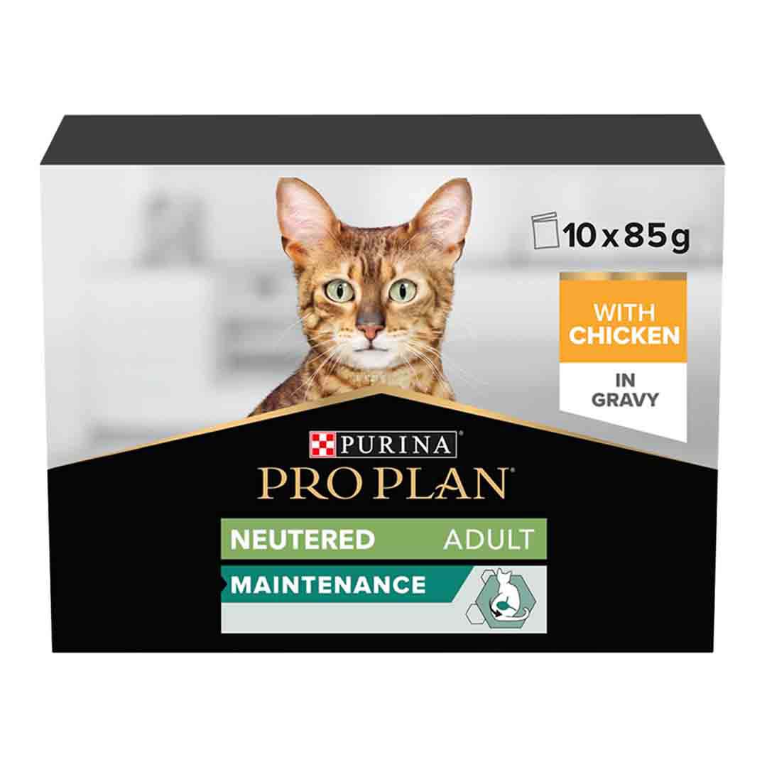 Pro Plan Cat Food Nutrisavour Sterilised 10 x 85g