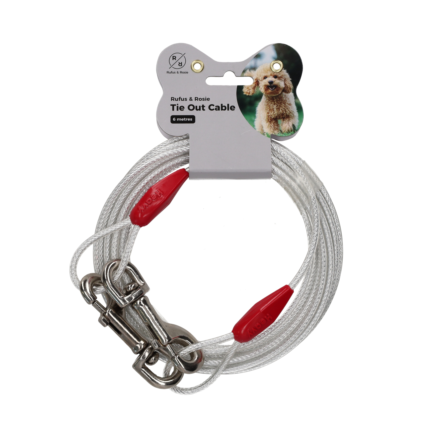 Pet Living Tie Out Cable For Dogs, 6m 
