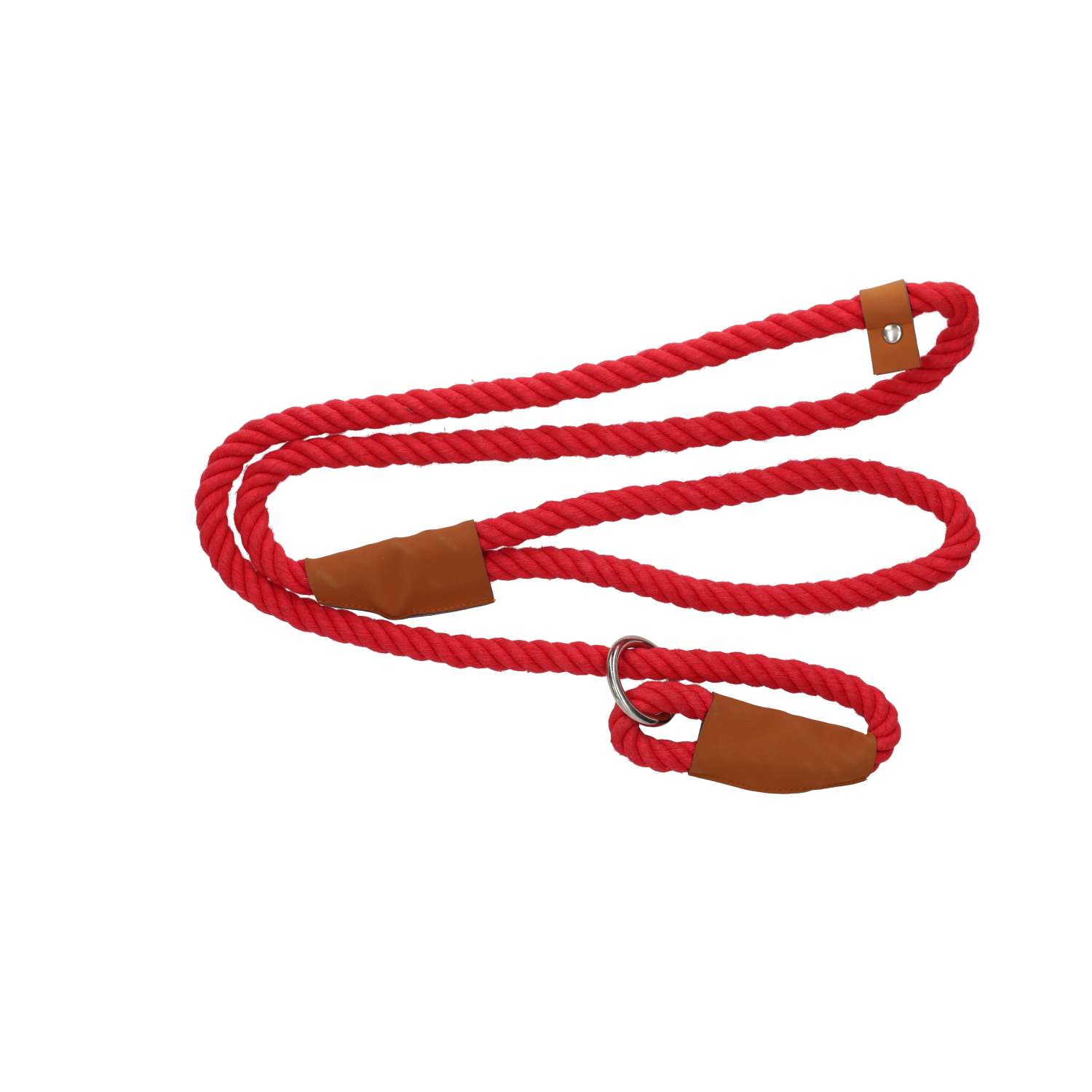 Rufus & Rosie Red Rope Clip Dog Lead 150cm