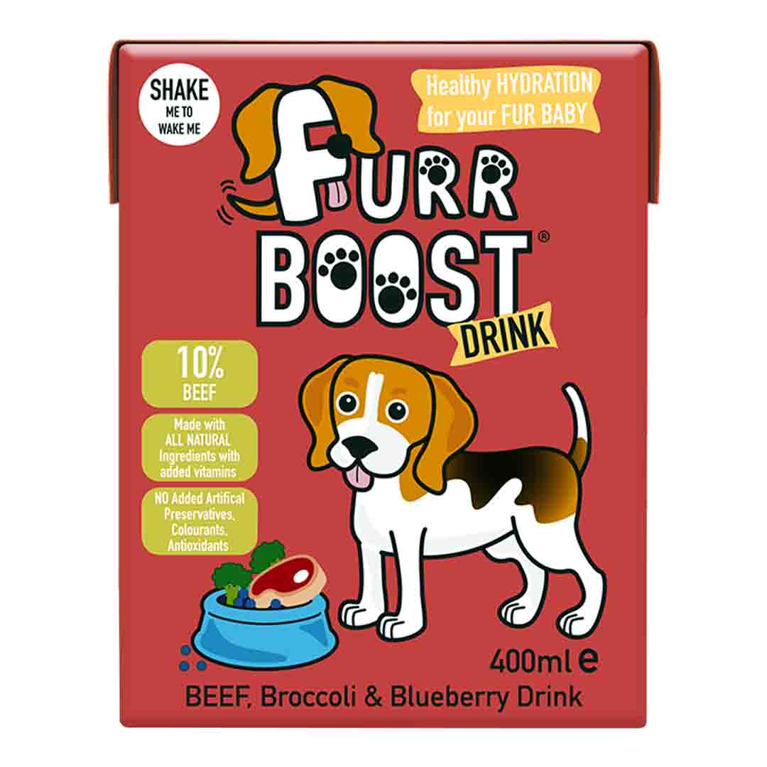 Furr Boost Beef, Broccoli & Blueberry Drink for Dogs, 400ml