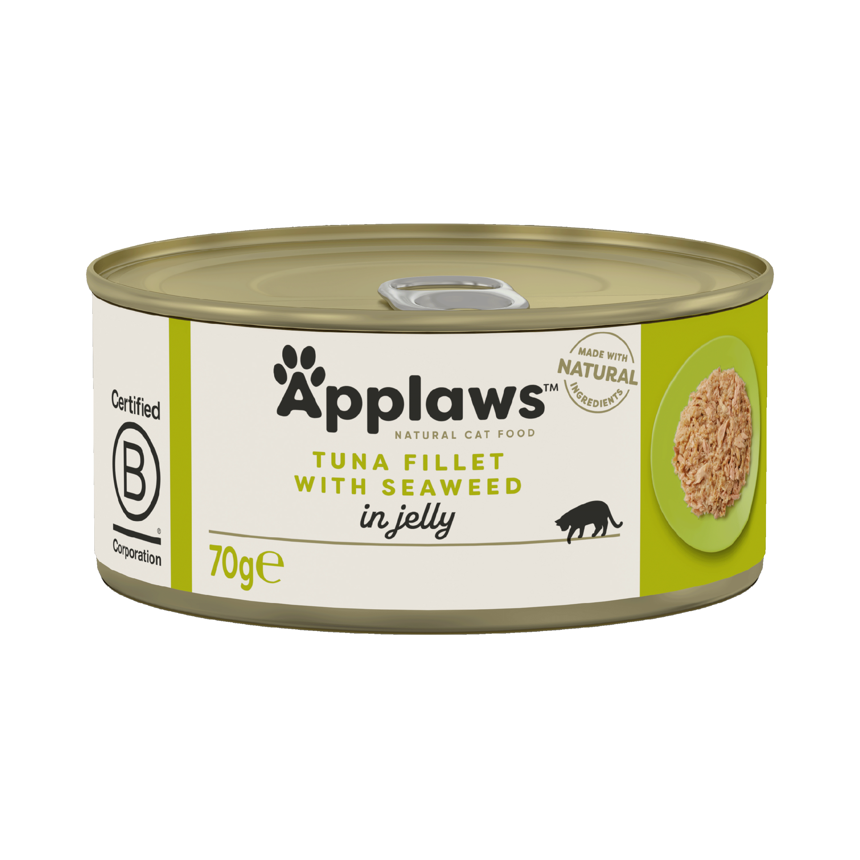 Applaws Cat Food Tin Tuna With Seaweed In Jelly 70g