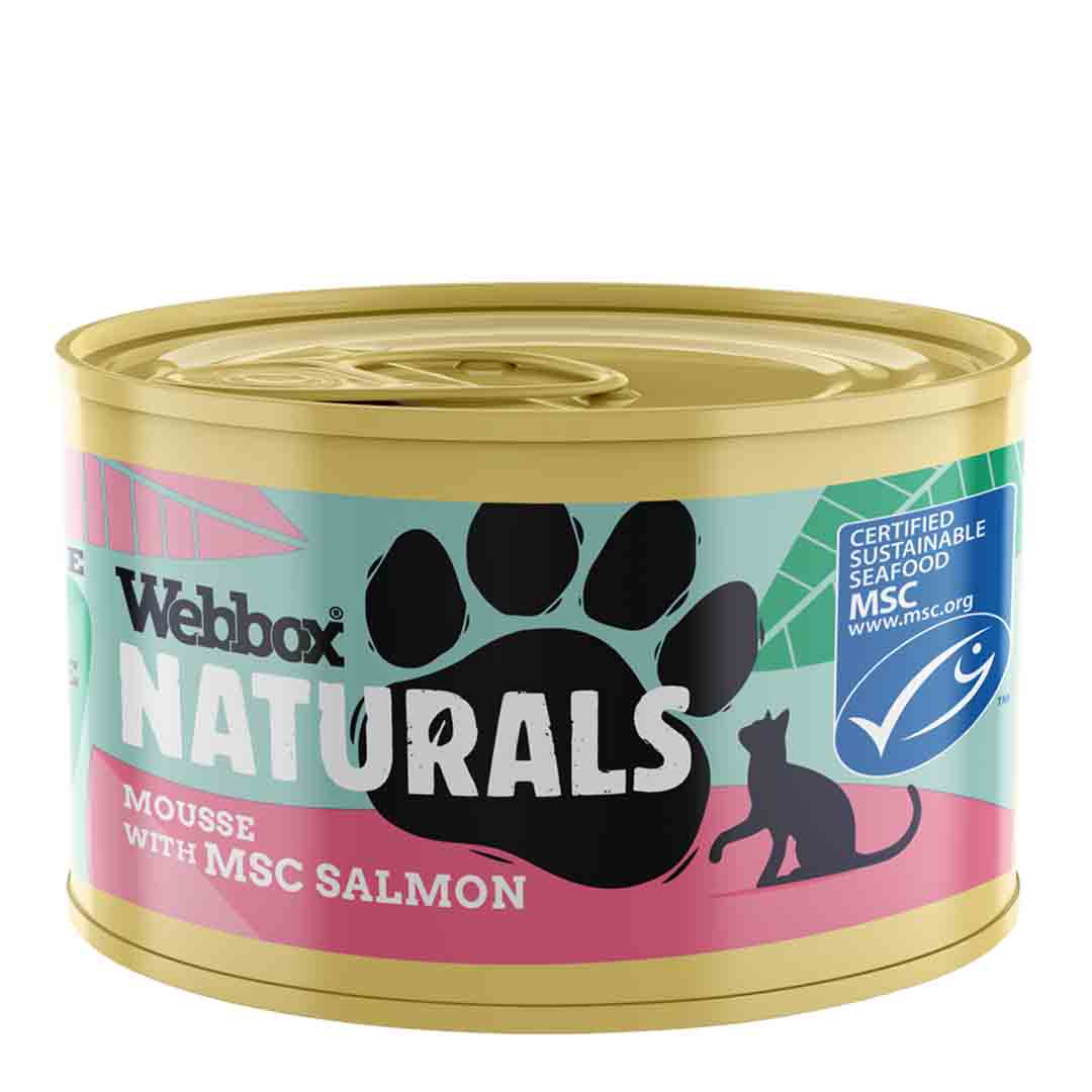 Webbox Naturals Cat Mousse Salmon 85g 