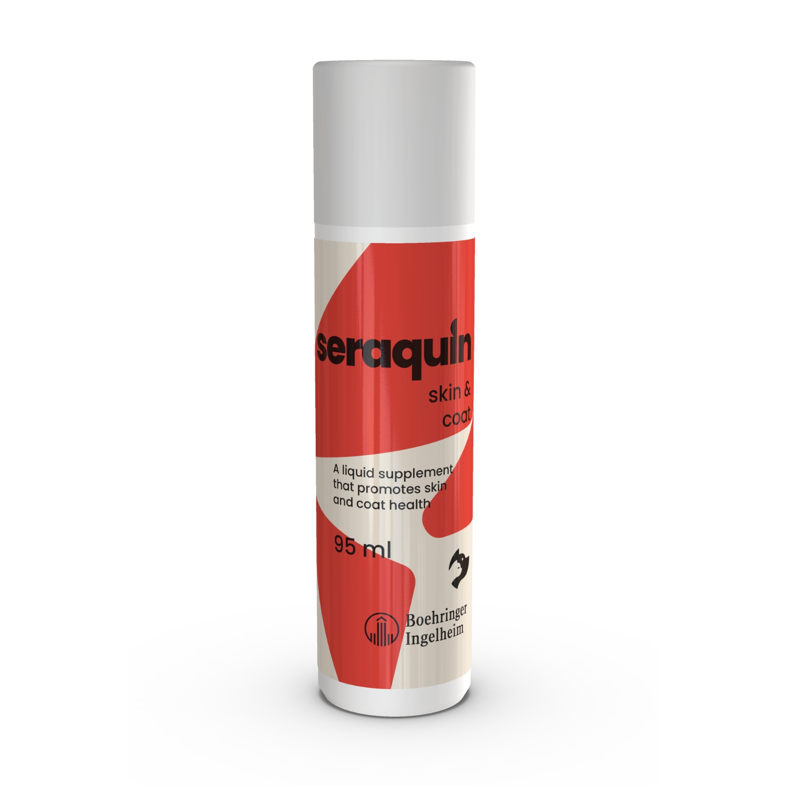 Seraquin Skin and Coat Liquid Supplement for Cats and Dogs 95ml
