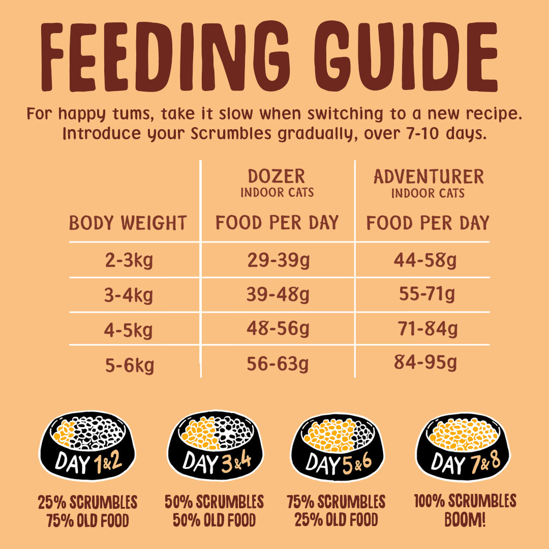 Scrumbles Dry Cat Food for Adult & Seniors Chicken 2.5kg