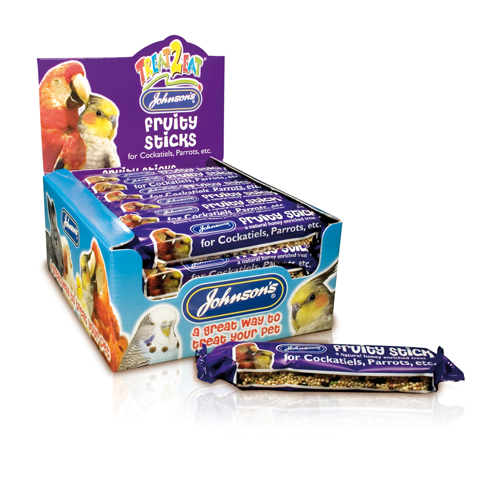 Johnson's Fruity Stick For Parrots And Cockatiels 45g
