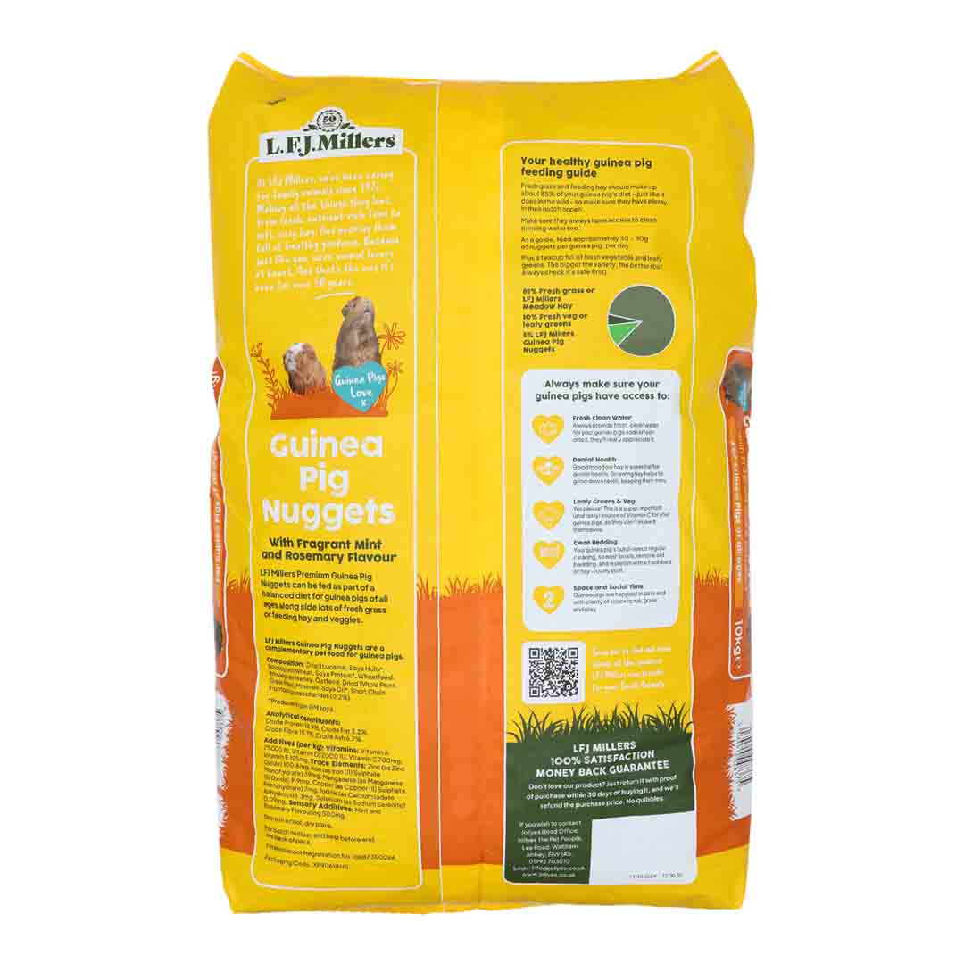 LFJ Millers Guinea Pig Nuggets 10KG