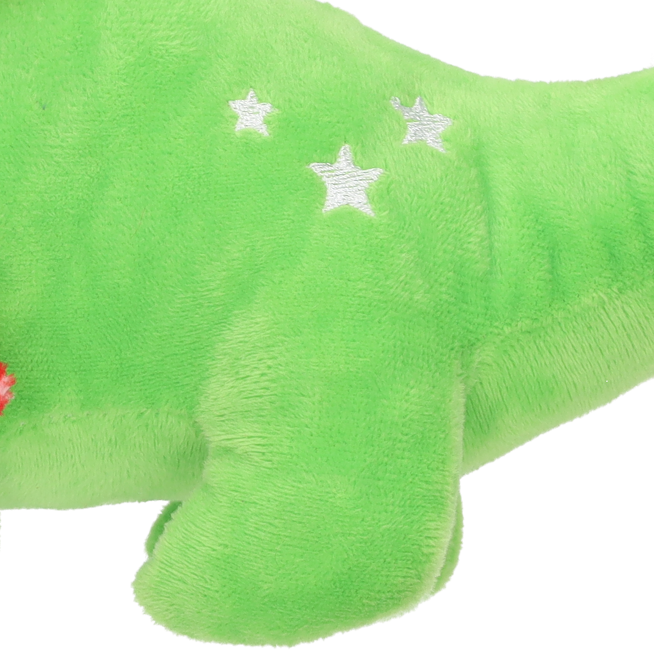 Smart Choice Squeaky Plush Dinosaur Christmas Dog Toy
