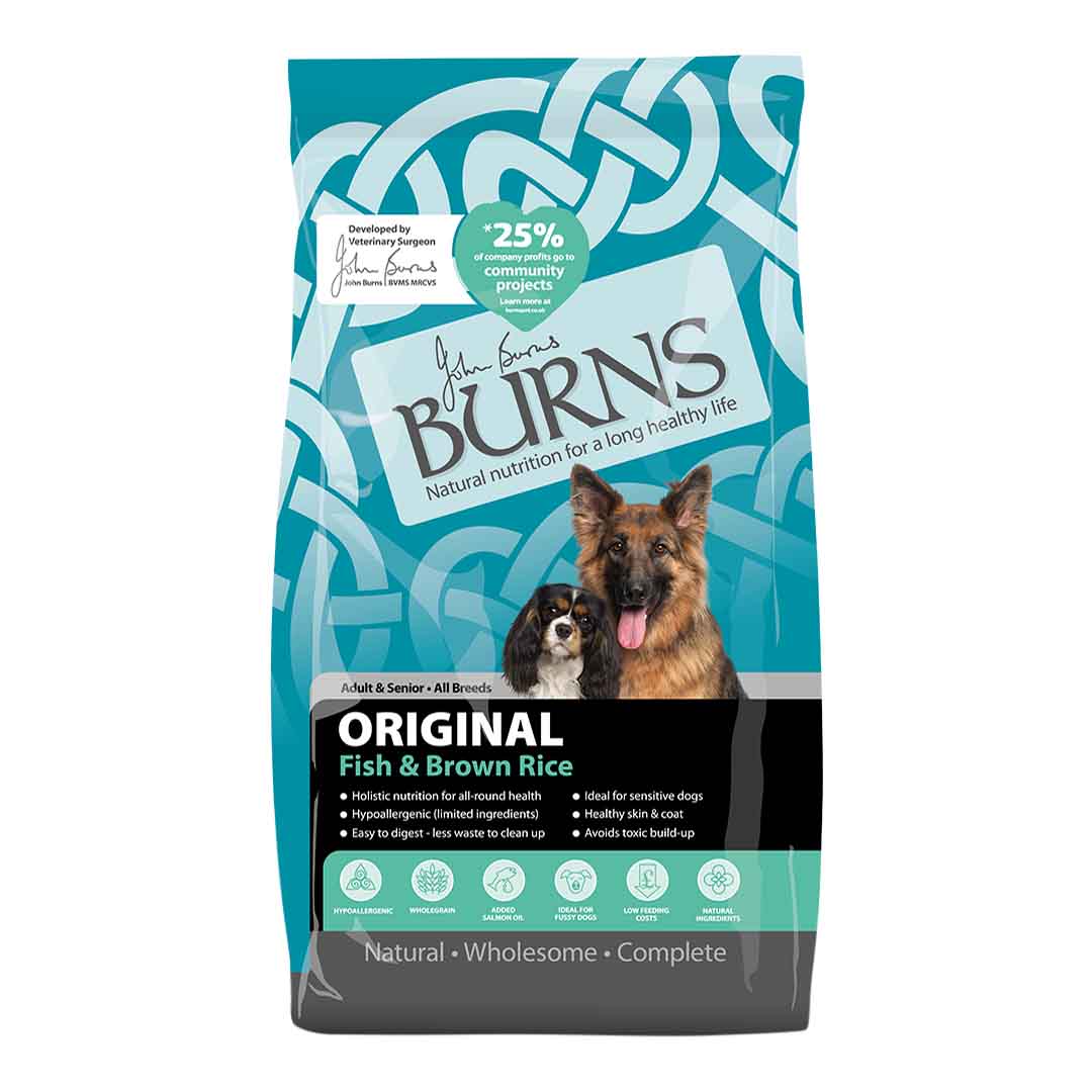 Burns Adult Dog Food Original Fish & Brown Rice 2kg