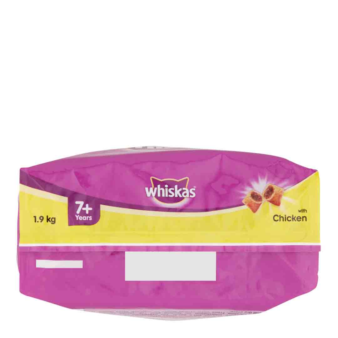 Whiskas Dry Cat Senior 7+ with Chicken 1.9kg