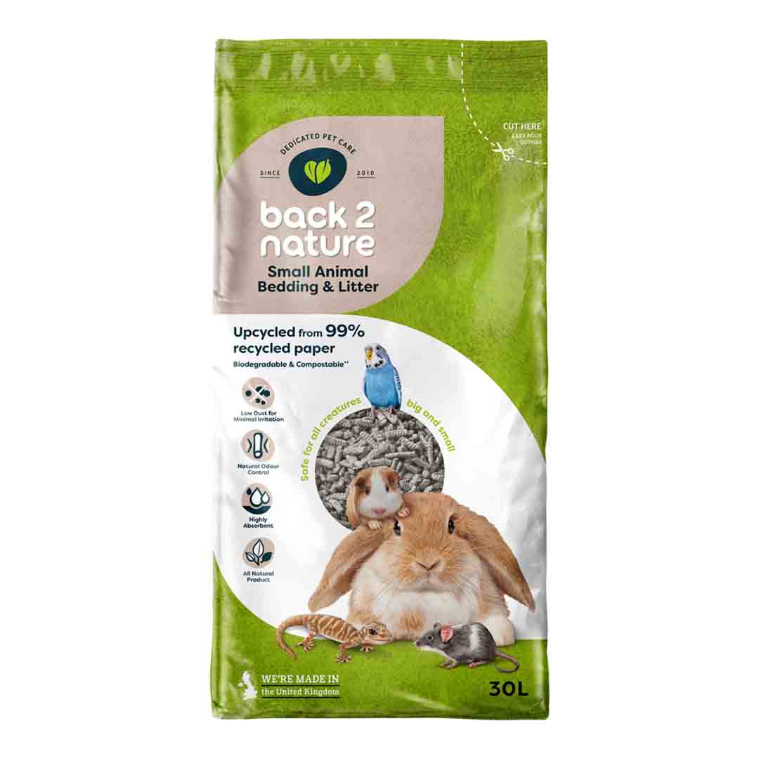 Back 2 Nature Small Animal & Bird Bedding & Litter 30L