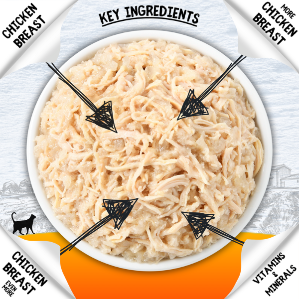 Cookhouse Luxury Complete Cat Food Chicken Breast Fillets in Jelly 70g