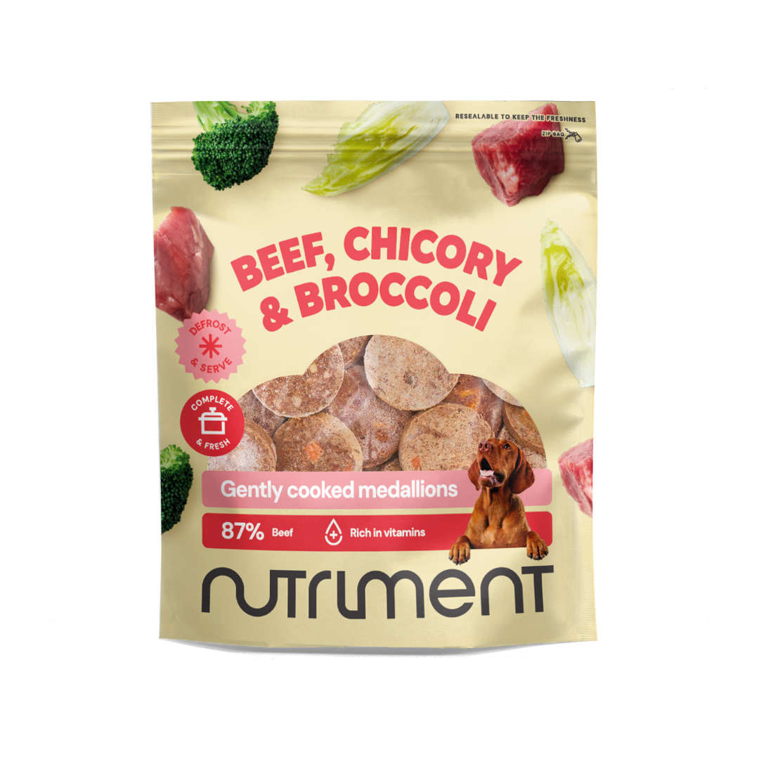 Nutriment Fresh Cooked Medallions Dog Food - Beef 800g