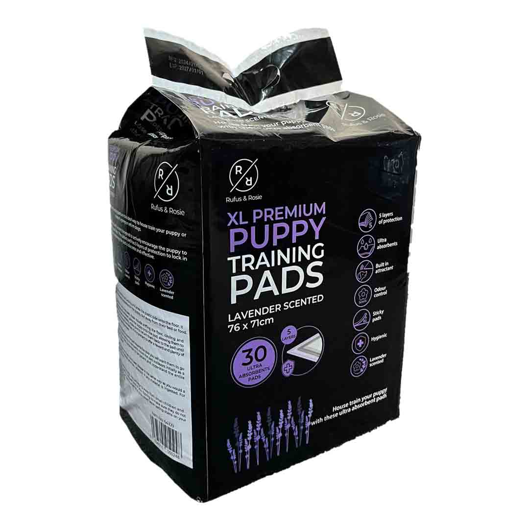 Rufus & Rosie Lavender Puppy Bags, 30 Pack