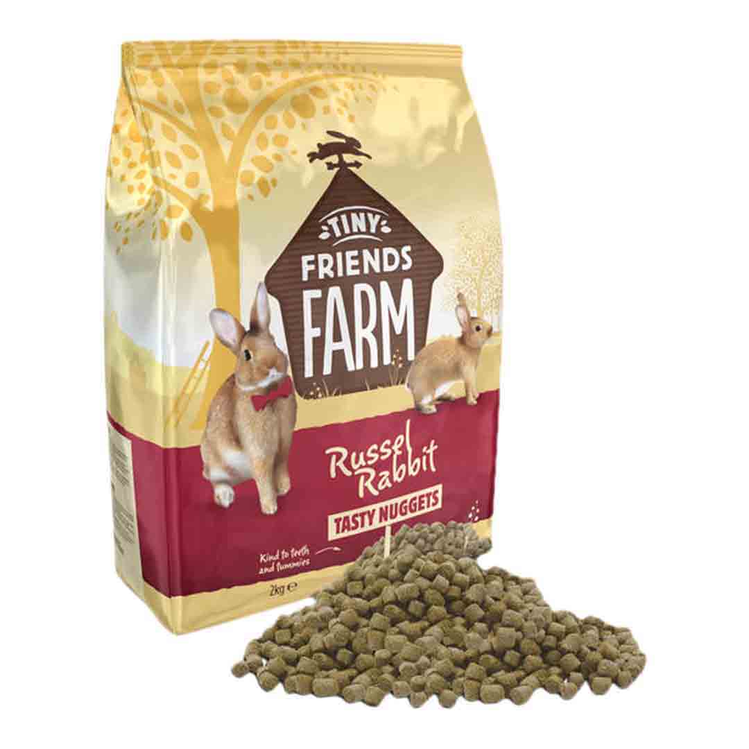 Tiny Friends Farm Russel Rabbit Food, Tasty Nuggets 2kg